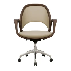 Morelato Office Chairs<Agatha Ash Wood Swivel Office Chair