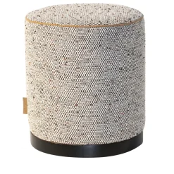 Mantellassi 1926 Ottomans & Poufs<Agostina cylindrical bouclè pouf