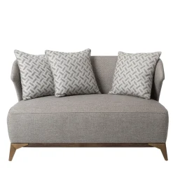 Mantellassi 1926 Sofas<Agostina light gray small sofa