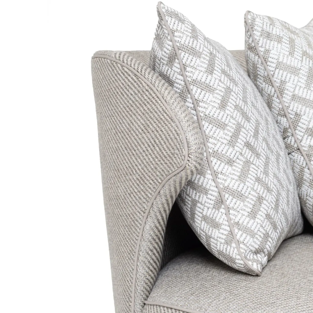 Mantellassi 1926 Sofas<Agostina light gray small sofa