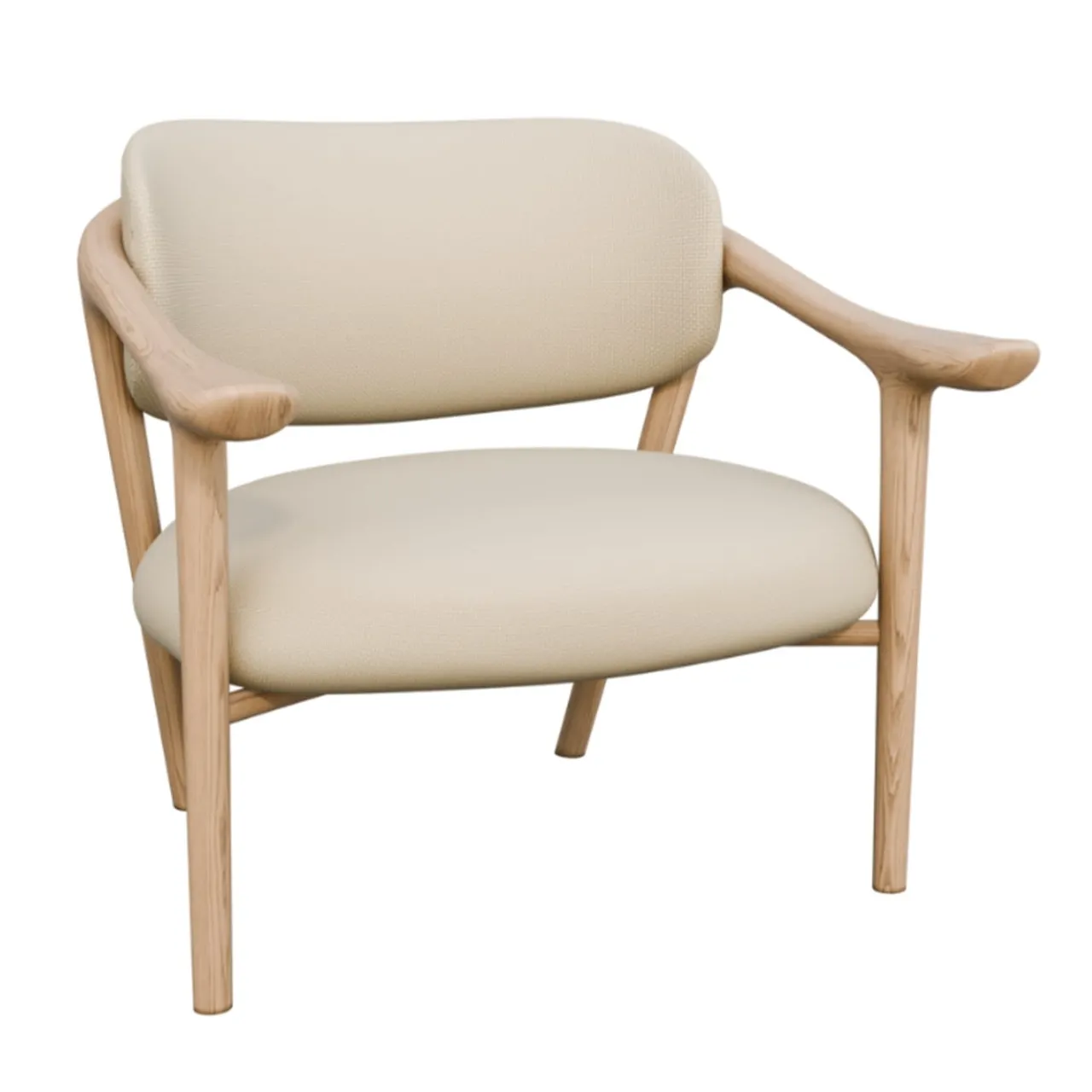 Morelato Lounge Chairs<Aida Beige Lounge Chair by Libero Rutilo