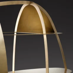 De Castelli Bookcases<Airframe Brushed Brass Bookcase By PIO&TITOTOSO