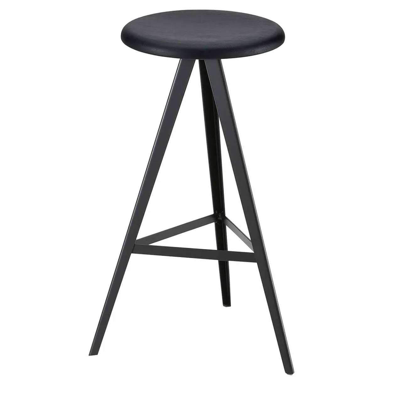 TrabA' Bar Stools<Aky Black Stool by Emilio Nanni