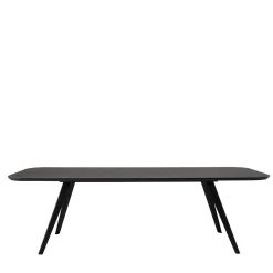 TrabA' Dining Tables<Aky Met Black Dining Table
