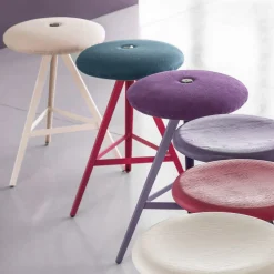 TrabA' Stools<Aky Pink Stool #2 by Emilio Nanni