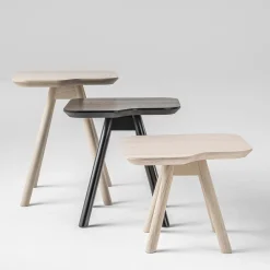 TrabA' Side Tables<Aky Small White Side Table by Emilio Nanni