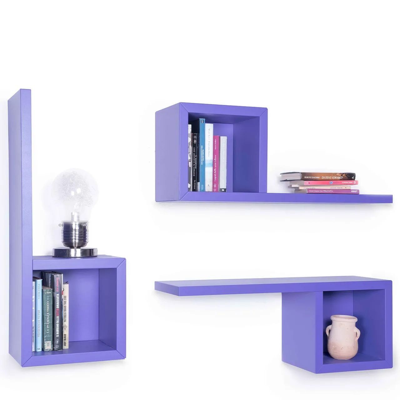 Arkof Shelves<AL.96 Purple Shelf by Alan Cornolti