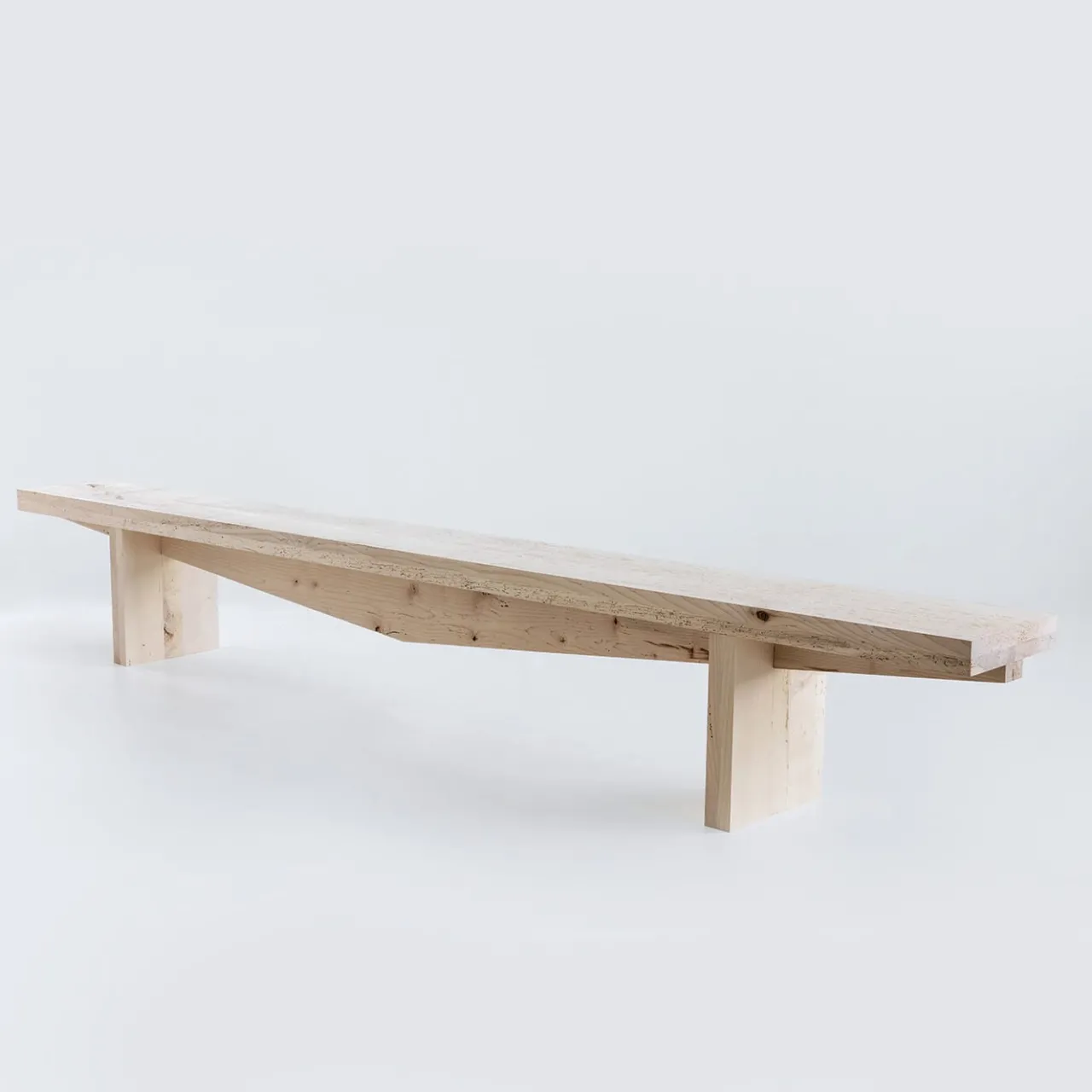 Secondome Edizioni Benches<Alalunga Wood Bench By Giulio Iacchetti
