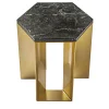 V.L. Lavorazioni In Ferro Side Tables<Alato Black and Gold Side Table by Antonio Saporito