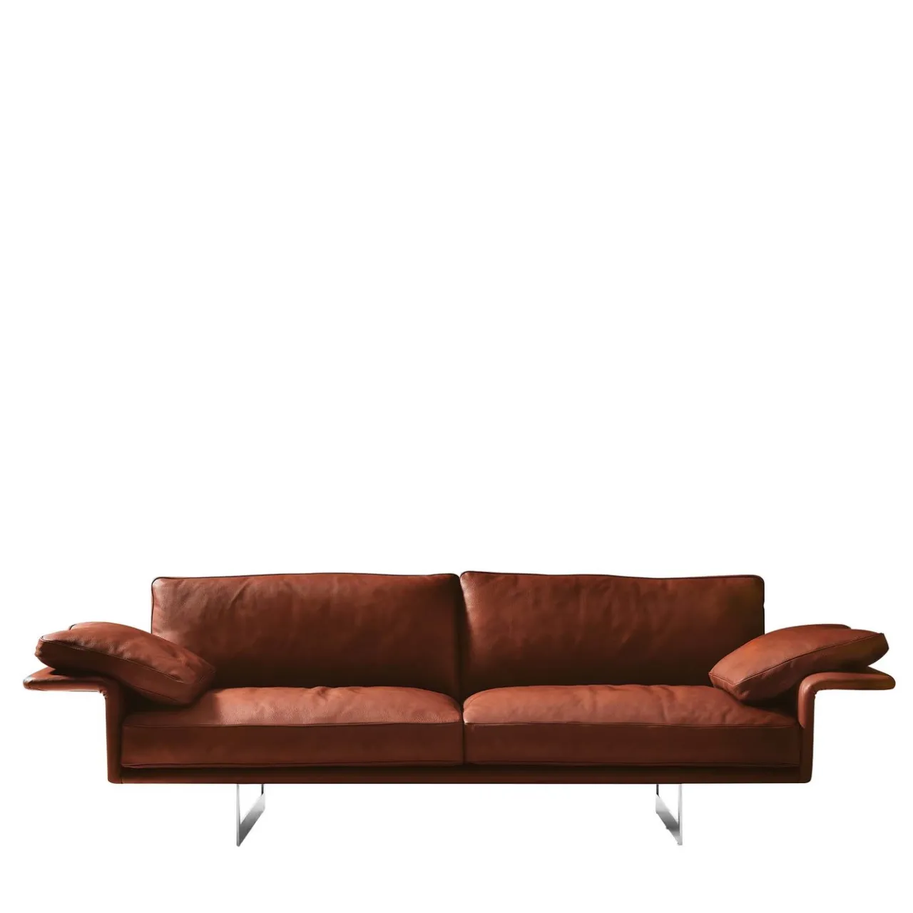 Black Tie Sofas<Alato Brown Leather Sofa