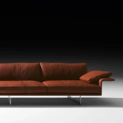Black Tie Sofas<Alato Brown Leather Sofa