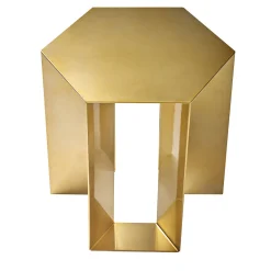V.L. Lavorazioni In Ferro Side Tables<Alato Golden Side Table by Antonio Saporito