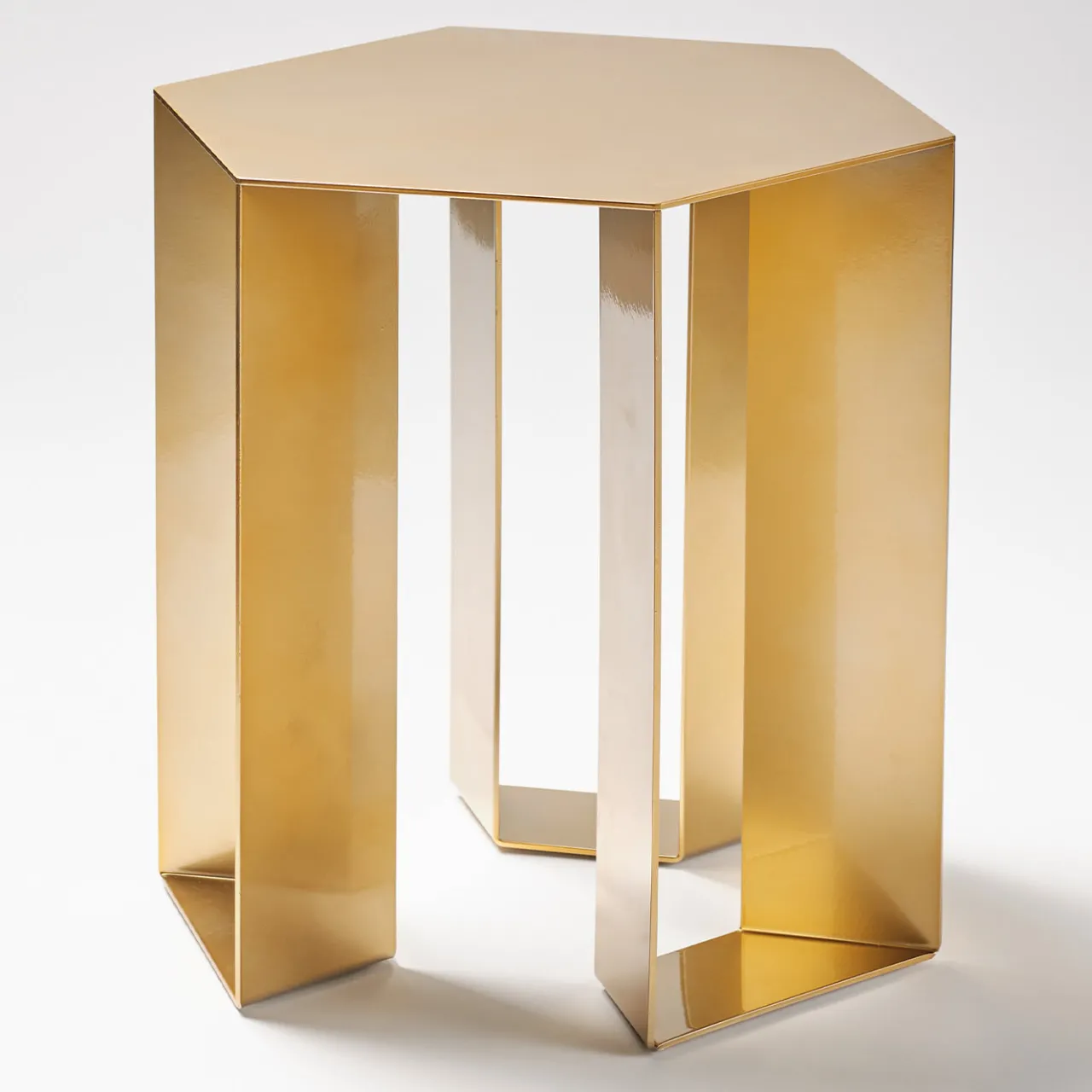 V.L. Lavorazioni In Ferro Side Tables<Alato Golden Side Table by Antonio Saporito