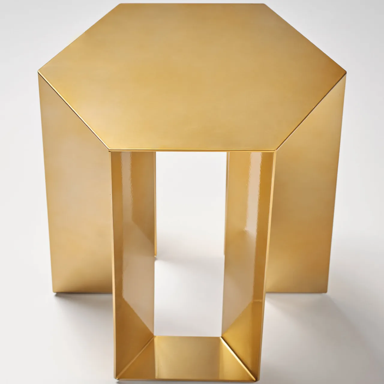 V.L. Lavorazioni In Ferro Side Tables<Alato Golden Side Table by Antonio Saporito