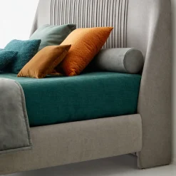 Modesign Beds<Alba Fluttuante Bed With Deluxe Velvet Upholstery