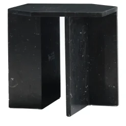 V.L. Lavorazioni In Ferro Side Tables<Alcubo Hexagonal Black Marquinia Coffee Table by Antonio Saporito