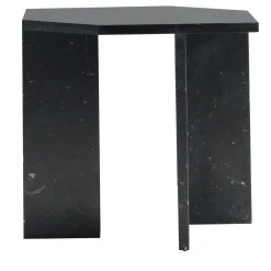 V.L. Lavorazioni In Ferro Side Tables<Alcubo Hexagonal Black Marquinia Coffee Table by Antonio Saporito