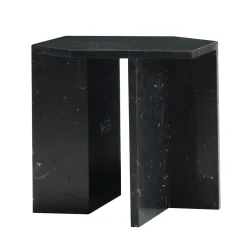 V.L. Lavorazioni In Ferro Side Tables<Alcubo Hexagonal Black Marquinia Coffee Table by Antonio Saporito