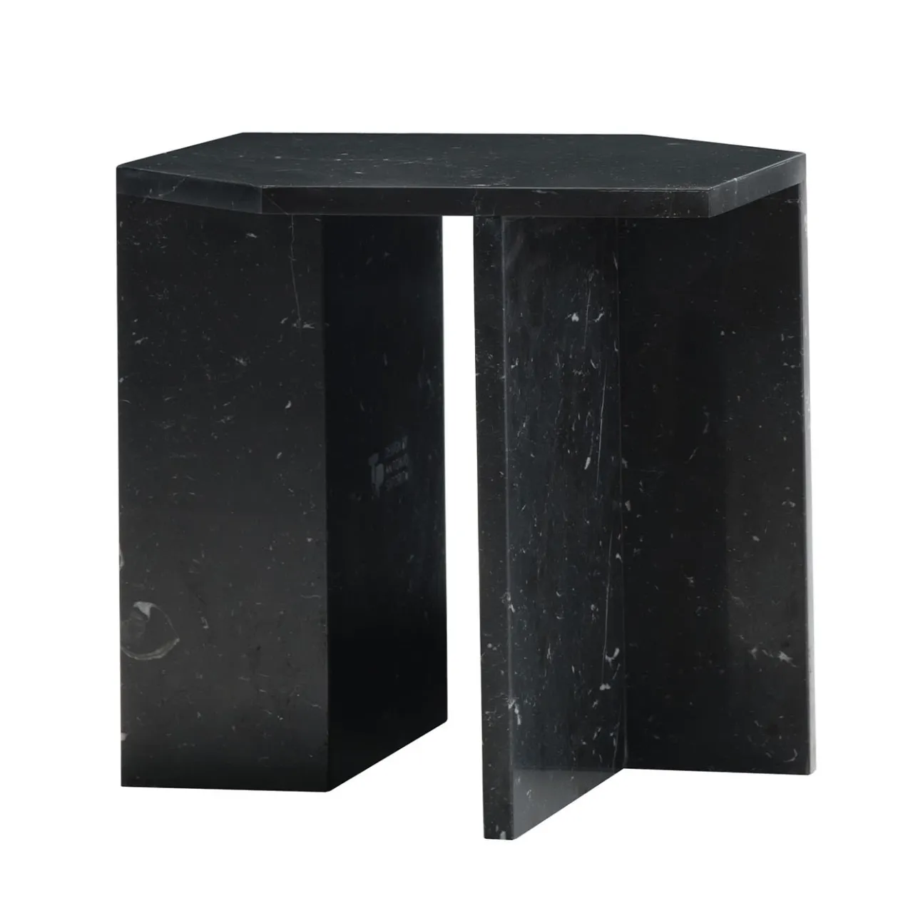 V.L. Lavorazioni In Ferro Side Tables<Alcubo Hexagonal Black Marquinia Coffee Table by Antonio Saporito