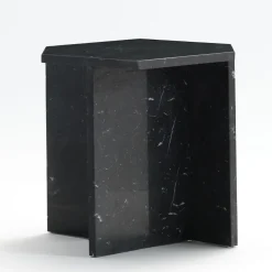V.L. Lavorazioni In Ferro Side Tables<Alcubo Hexagonal Black Marquinia Coffee Table by Antonio Saporito