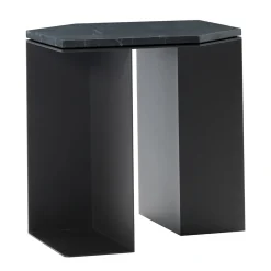V.L. Lavorazioni In Ferro Side Tables<Alcubo Hexagonal Metal & Marquinia Side Table by A. Saporito