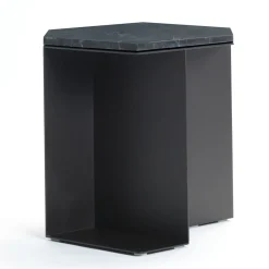V.L. Lavorazioni In Ferro Side Tables<Alcubo Hexagonal Metal & Marquinia Side Table by A. Saporito