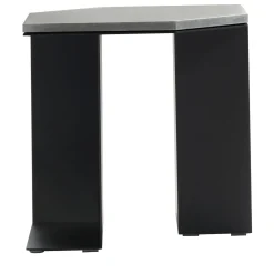 V.L. Lavorazioni In Ferro Side Tables<Alcubo Hexagonal Metal & Stone Side Table by Antonio Saporito