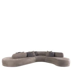 Gianfranco Ferré Home Sofas<Alexander 2.0 Sand Nabuk Leather Modular Sofa