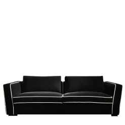 DOM Edizioni Sofas<Alexander Black Sofa