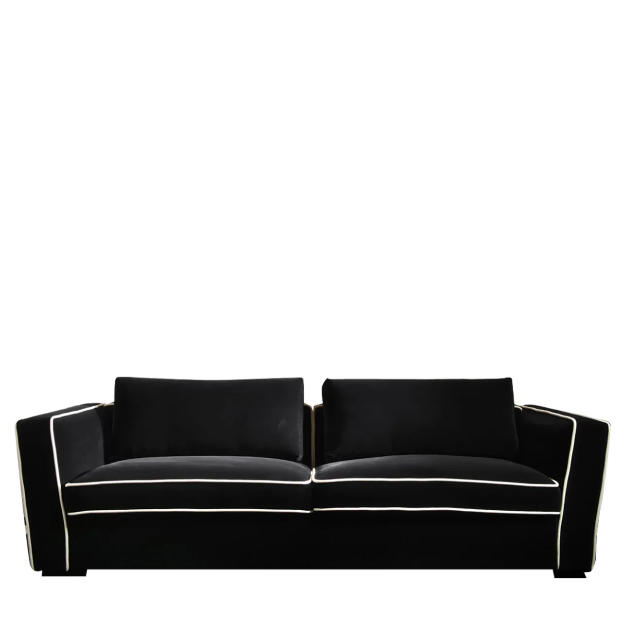 DOM Edizioni Sofas<Alexander Black Sofa