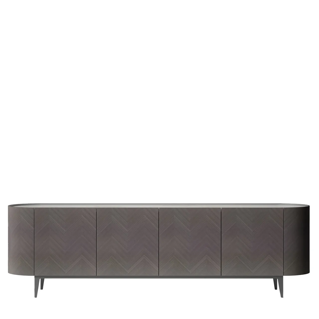 Carpanelli Sideboards Buffets<Alfea Inlaid Gray Sidebord