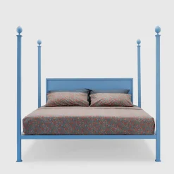 Lispi Beds<Alfio Azure Iron Double Bed