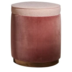Cafedesart Ottomans & Poufs<Alice Pouf with Copper Base