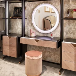 Cafedesart Ottomans & Poufs<Alice Pouf with Copper Base