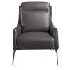 Franco Ferri Armchairs<Alicudi Mocha Leather Armchair