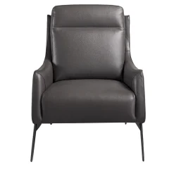 Franco Ferri Armchairs<Alicudi Mocha Leather Armchair