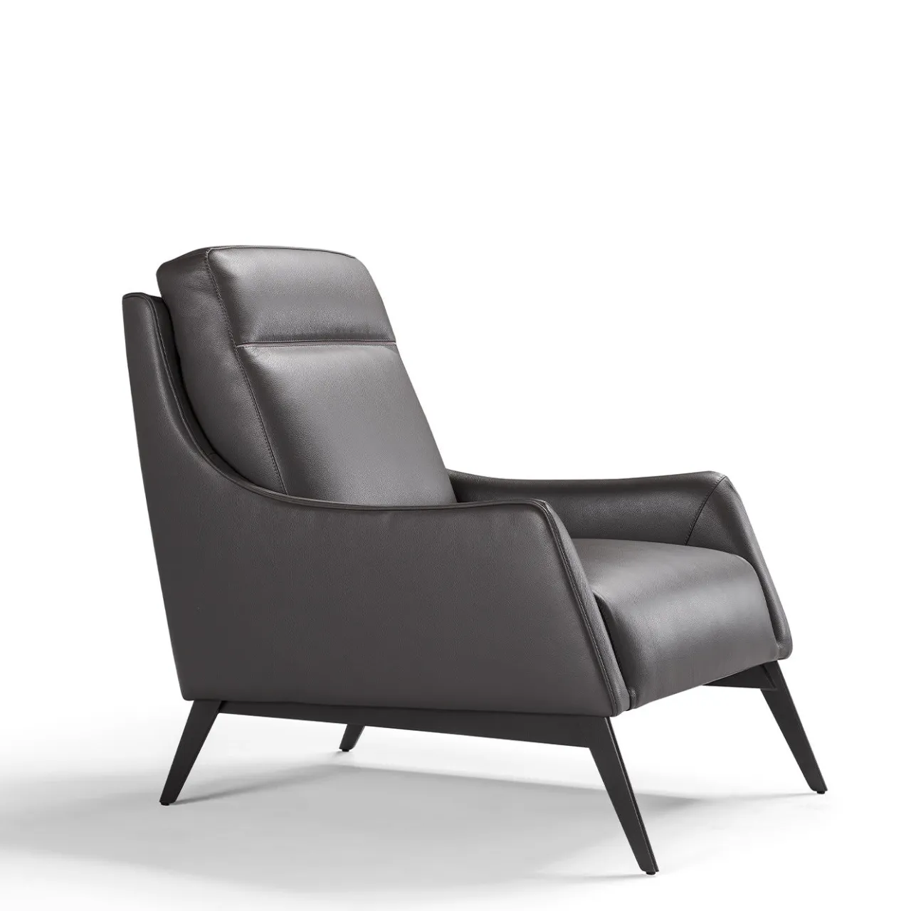 Franco Ferri Armchairs<Alicudi Mocha Leather Armchair