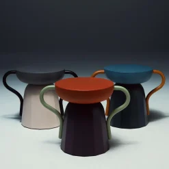 La Manufacture Stools<Allié Gray Stool by Luca Nichetto