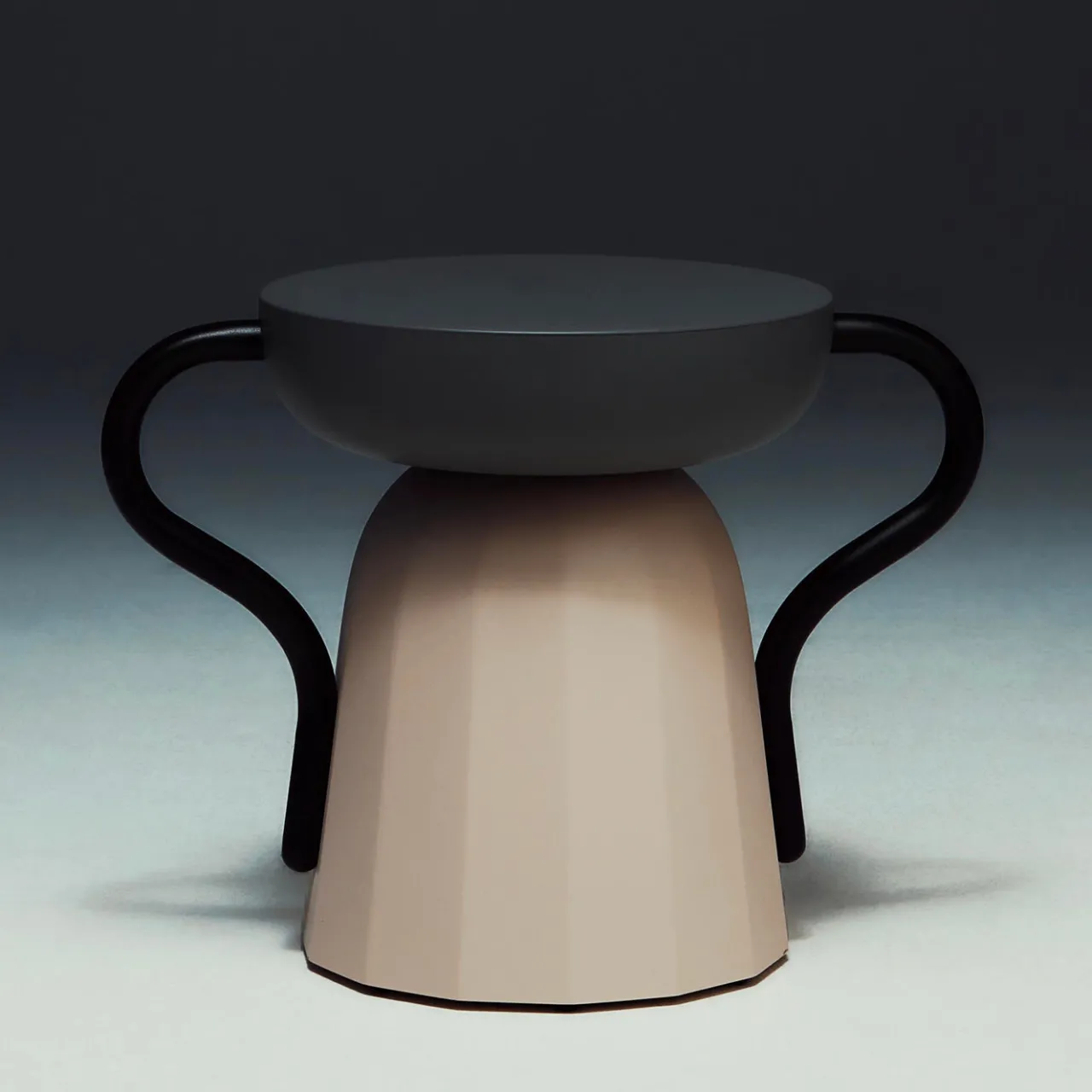 La Manufacture Stools<Allié Gray Stool by Luca Nichetto