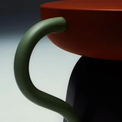 La Manufacture Stools<Allié Red Stool by Luca Nichetto