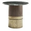 Zanaboni Side Tables<Alma-Decor ED/50 425 Side Table with Silver Paradiso Marble Top