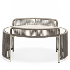 Chairs & More Outdoor Coffee Tables<Altana Medium Round Sand Coffee Table by Antonio De Marco