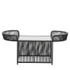 Chairs & More Outdoor Coffee Tables<Altana Oval Anthracite Coffee Table by Antonio De Marco