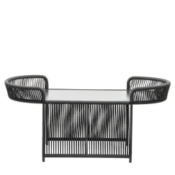 Chairs & More Outdoor Coffee Tables<Altana Oval Anthracite Coffee Table by Antonio De Marco