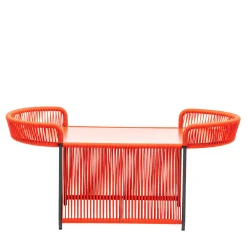 Chairs & More Outdoor Coffee Tables<Altana Oval Red Coffee Table by Antonio De Marco