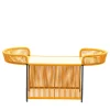 Chairs & More Outdoor Coffee Tables<Altana Oval Yellow Coffee Table by Antonio De Marco