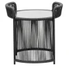 Chairs & More Outdoor Coffee Tables<Altana Small Round Anthracite Coffee Table by Antonio De Marco