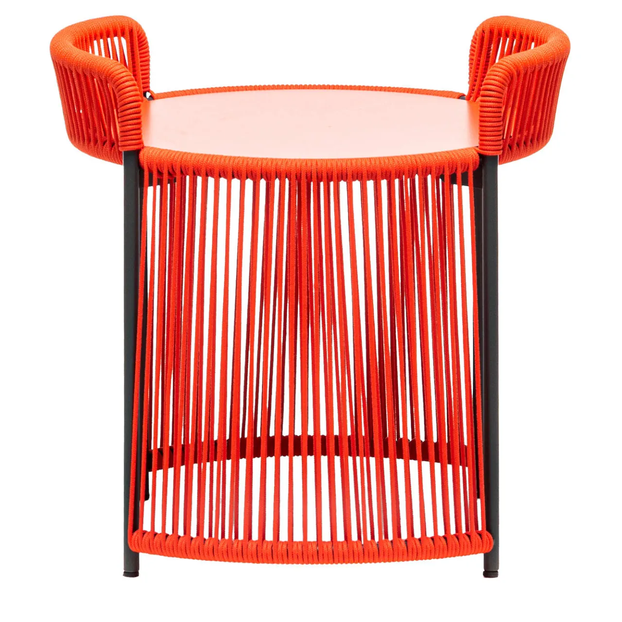 Chairs & More Outdoor Coffee Tables<Altana Small Round Red Coffee Table by Antonio De Marco