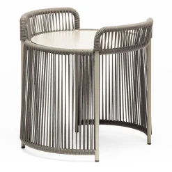 Chairs & More Outdoor Coffee Tables<Altana Small Round Sand Coffee Table by Antonio De Marco