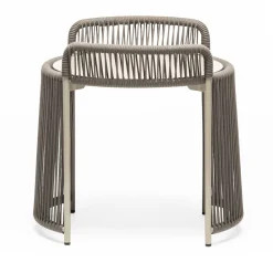 Chairs & More Outdoor Coffee Tables<Altana Small Round Sand Coffee Table by Antonio De Marco